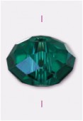 Rondelle Celebrity Crystal 7x10 mm teal x4