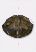 Rondelle Celebrity Crystal 7x10 mm black diamond x4