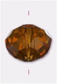 Rondelle Celebrity Crystal 4x6 mm topaz x6