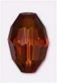 Olive Celebrity Crystal 13x10 mm smoke topaz x2
