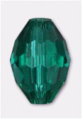 Olive Celebrity Crystal 13x10 mm teal x2