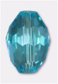 Olive Celebrity Crystal 13x10 mm aqua x2