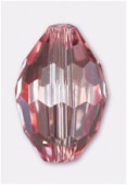 Olive Celebrity Crystal 11x8 mm peach x2