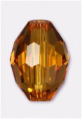 Olive Celebrity Crystal 11x8 mm topaz x2 Olive Celebrity Crystal 11x8 mm topaz x2