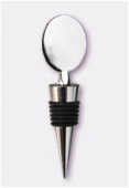 Bouchon à décorer ovale 38x31 mm x1 Bouchon à décorer ovale 38x31 mm x1