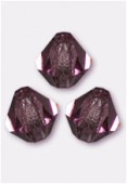 Toupie 4 mm amethyst x50