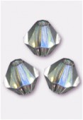 Toupie 4 mm crystal AB x50