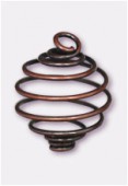 Cage à perle 10 mm cuivre x2
