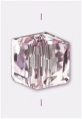 Cube Celebrity Crystal 6 mm pink x4
