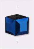 Cube Celebrity Crystal 6 mm blue iris x4
