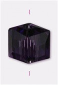 Cube Celebrity Crystal 6 mm tanzanite x4