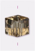 Cube Celebrity Crystal 6 mm black diamond x4