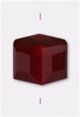 Cube Celebrity Crystal 6 mm red opal x4