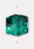 Cube Celebrity Crystal 6 mm teal x4