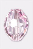 Olive Celebrity Crystal 13x10 mm pink x2