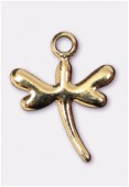 Forever Gold 18 k breloque libellule 12x9 mm x1 Forever Gold 18 k breloque libellule 12x9 mm x1