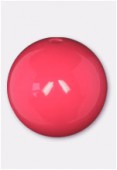 Ronde en résine 8 mm fuchsia opaque x8