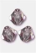 Toupie 4 mm light amethyst x50