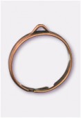Bague réglable 1 anneau cuivre x1