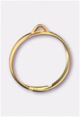 Bague réglable 1 anneau or x1