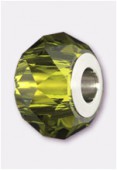 Becharmed briolette 5940 14 mm olivine x1