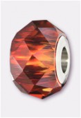 Becharmed briolette 5940 14 mm crystal red magma x1