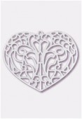 Forever Silver pendentif coeur 28x34 mm x1