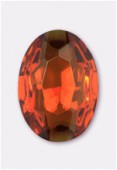 Cabochon ovale 25x18 mm topaz x1