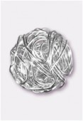 Forever silver perle ronde fil 13 mm x1