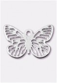 Forever Silver breloque filigrée papillon 15x10 mm x1