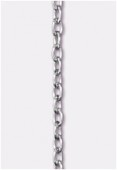 Forever Silver chaîne forçat 3x2 mm x1m