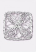 Forever Silver pendentif carré 30 mm x1