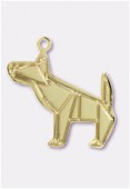Forever Gold 18 K breloque chien 20x20 mm x1 Forever Gold 18 K breloque chien 20x20 mm x1