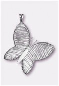Forever Silver papillon strass 50x50 mm x1