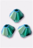 Toupie 5328 4 mm emerald AB x50
