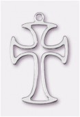 Forever silver pendentif croix 23x15 mm x1