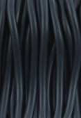 Cordon en caoutchouc noir 3 mm x 1 m