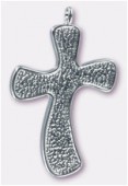 Pendentif croix pour Crystal Clay™ 45x29 mm x1