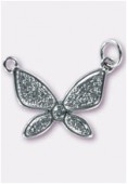 Pendentif papillon pour Crystal Clay™ 25x17 mm x1