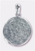 Pendentif rond pour Crystal Clay™ 45 mm x1