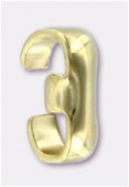 Agrafe pour cordon 7x2 mm or x12