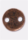 Breloque en métal pion 2 trous 10 mm cuivre x4