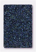 Miyuki delica 11/0 gunmetal iris x10g