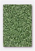 Miyuki delica 11/0 galvanized moss green x10g