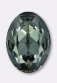 Cabochon 4120 25x18 mm black diamond x1