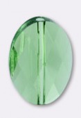 Oval bead 5050 22x16 mm peridot x1