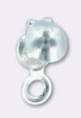 Cache noeud 3 mm argent x10
