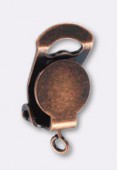 Clip support à coller 8 mm cuivre x2