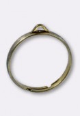 Bague réglable 1 anneau bronze x1