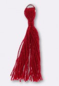 Pompon fil 30 mm rouge x4
